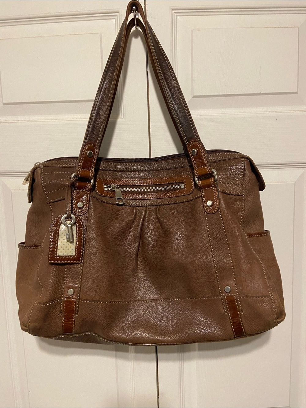 Fossil Leather Carry-On Bag - Picture 2 of 10